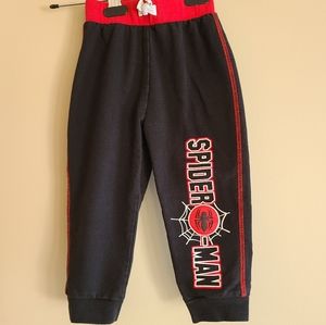 Black and red SPIDERMAN sweatpants/joggers